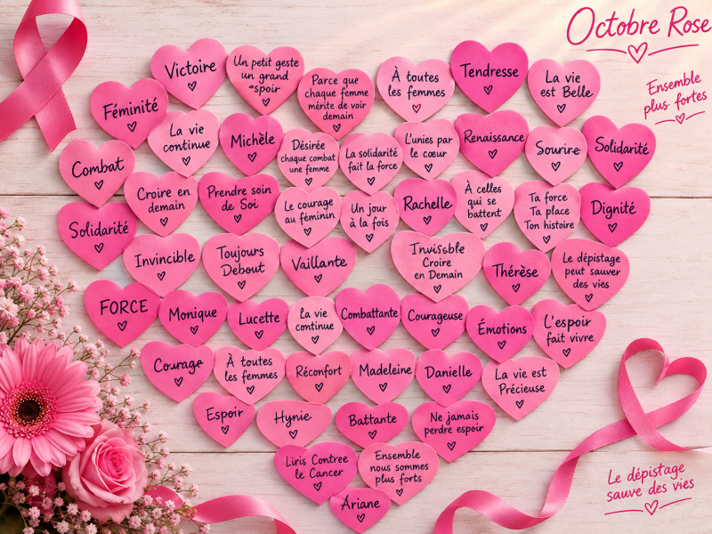 🎀 Octobre Rose : la créativité au service d’une belle cause ! 🎀