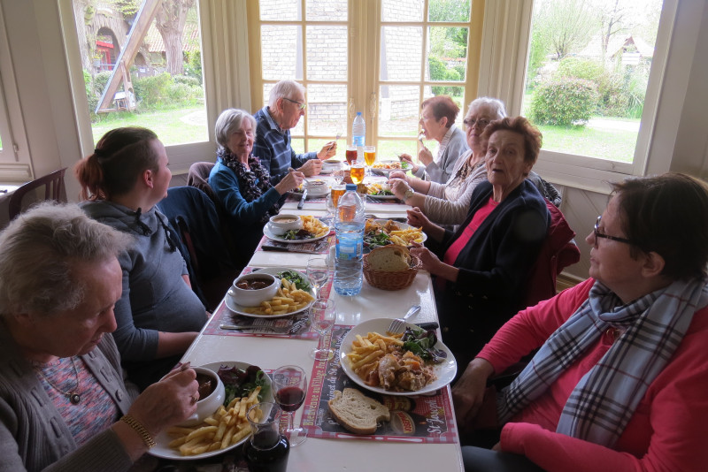 Sortie au village Saint -Joseph Avril 2019