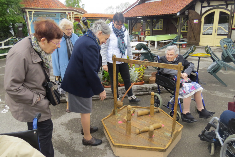 Sortie au village Saint -Joseph Avril 2019